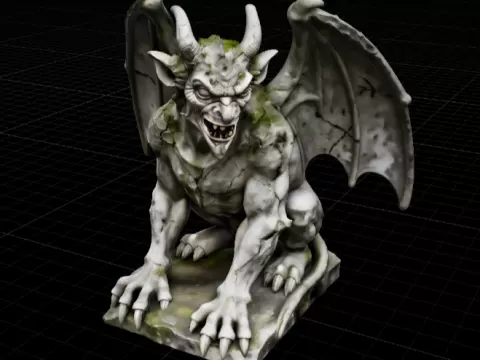 Gargoyle statue - CuriuM