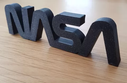 NASA lettering