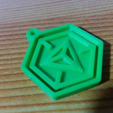 Ingress Logo Keychain by Ezequiel