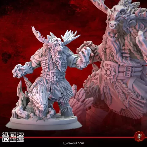 Tawaporah, the Windcaller | Pre-Supported | 30mm A Tale of Heroes by LastSword Miniatures