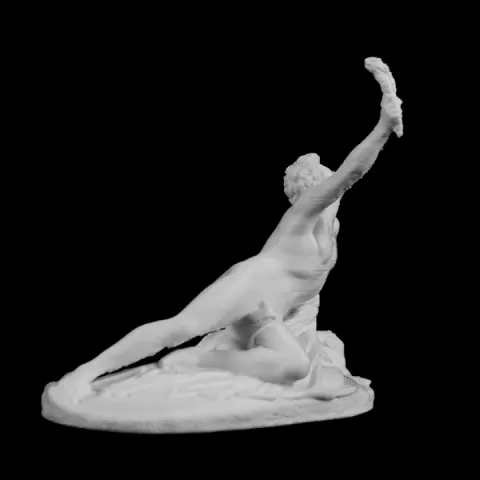 The Soldier of Marathon Announces Victory at the Louvre, Paris by Scan The World