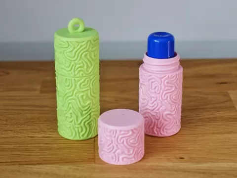 Brain Coral / Squiggle Lip Balm Holder