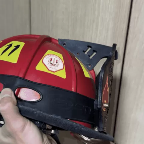 Firefighter helmet accessory
