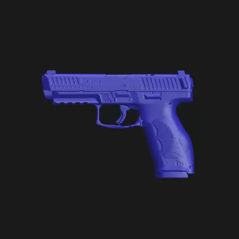 HECKLER KOCH HK VP9A1 F VP9F Real Size 3D Scan High Quality Gun Mold
