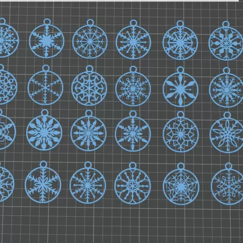 CHRISTMAS TREE DECORATION ORNAMENTS 24 DIFFERENT MODEL