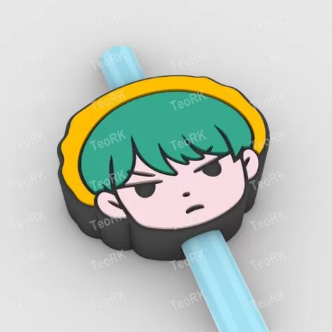 Straw Topper BABY SAJA - KPOP DEMON HUNTERS Fits Standard & Stanley Straws | STL, 3MF pre-painted