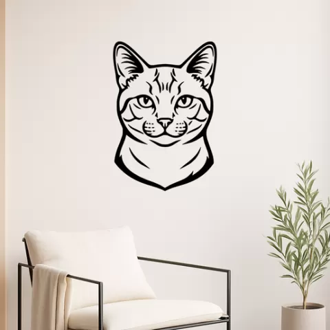 Burmilla — Wall Art SVG
