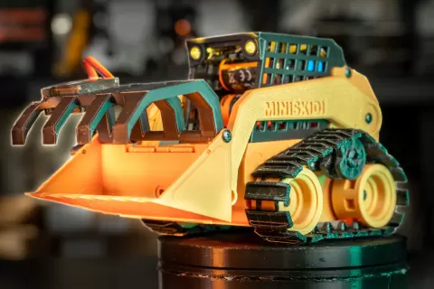 3D Printed RC SkidSteer V3.0