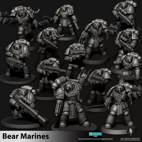 BearMarines KillTeam - 28mm by Edge Miniatures