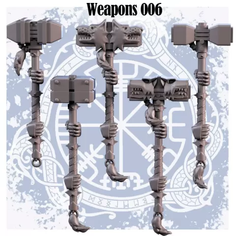 two handed Hammers by Sergeant Hammer