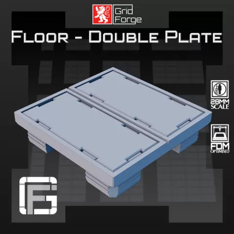 GridForge - Floor - Double Plate by 2nd Dynasty