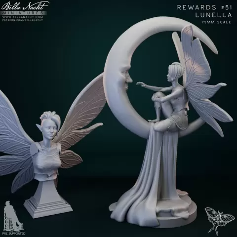 Rewards #51 | Lunella the Lunar Fairy by Bella Nacht Minis