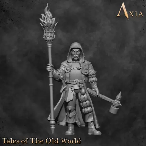 NAX034 Black Guard Hammer by Axia - Tales of the Old World