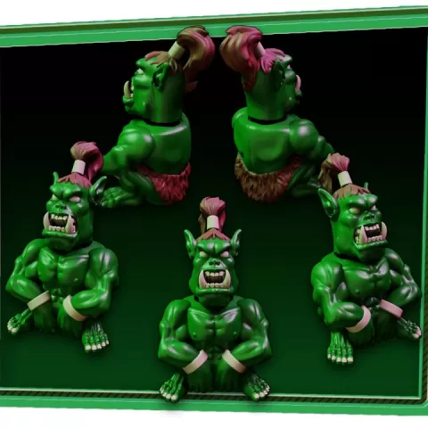 Orc Fidget by Crosslances