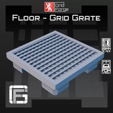 GridForge - Floor - Grid Grate by 2nd Dynasty