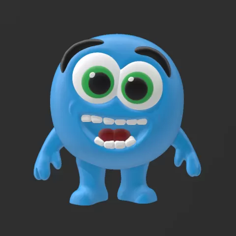 Cute monster by Aaron Shoaf