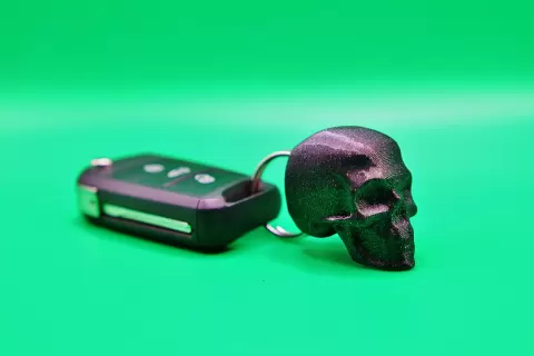 Skull keychain