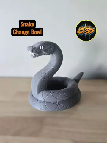 Stone Snake Change Bowl