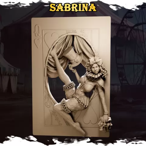 Sabrina from The Circus of Madness (Bust included) by Black Bird Miniatures