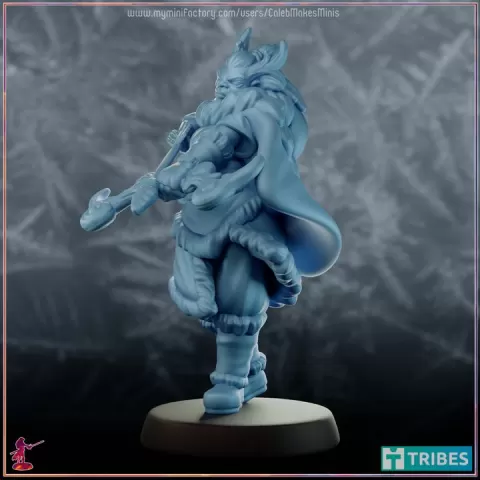"Kawisenhawe" - Storm-Sworn Ranger [PRE-SUPPORTED] | Half-Giants of the Midland Series by Caleb Makes Minis
