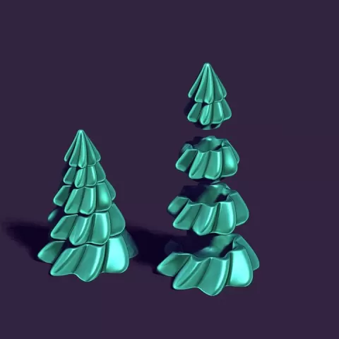 candle holder in the shape of a Christmas tree - fir trees by Viktoriya Kabanova