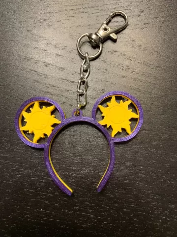 Lost Sun mini ear keychain