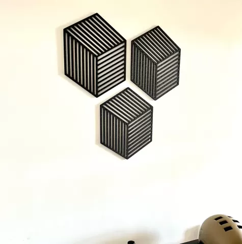 Cube silhouette
