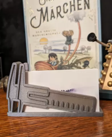 Calipers Business Card Holder - Fits standard business cards, desk decor, engineering, measurement