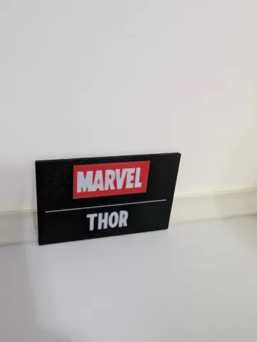 Thor Multicolor Nameplates