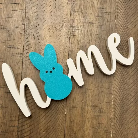 Bunny Home Sign