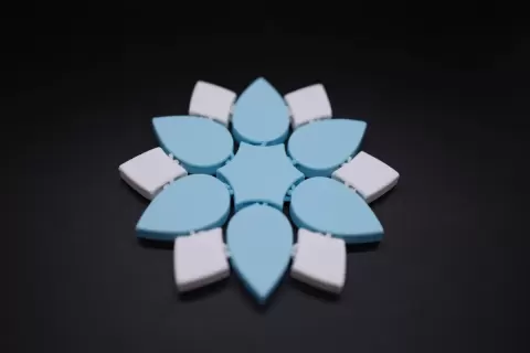 Sunflower Coaster (Articulating)