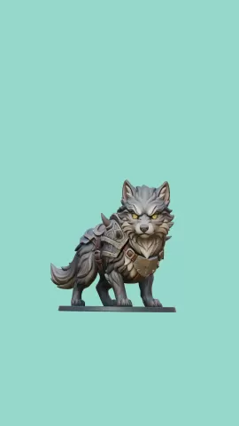Chibi Dire-Wolf Cub Sovereign Chibi Beasts" Collection