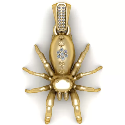 Golden Spider Pendant