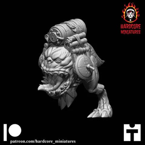 Bomb Squiggo by Hardcore Miniatures
