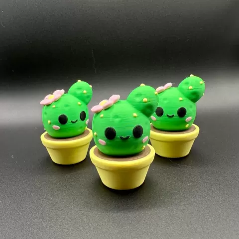 Cute Cactus by Makerize3D