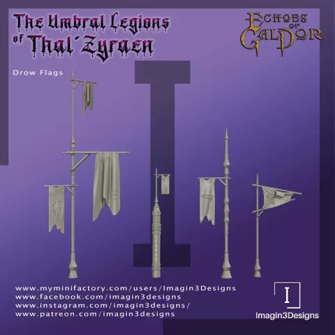 Drow Flags by Imagin3Designs