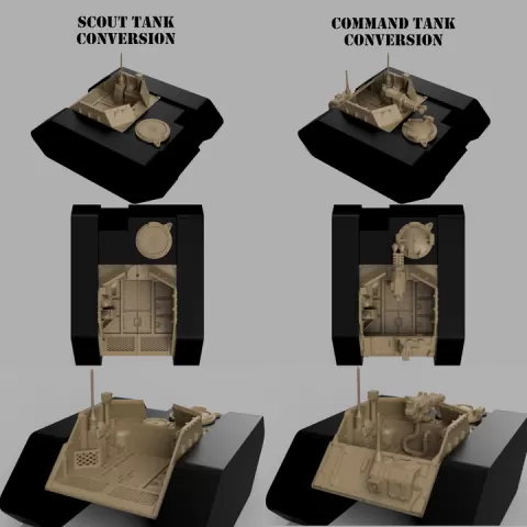 Interstellar Guard Scout Tank Conversion (supportless*) by Underscore