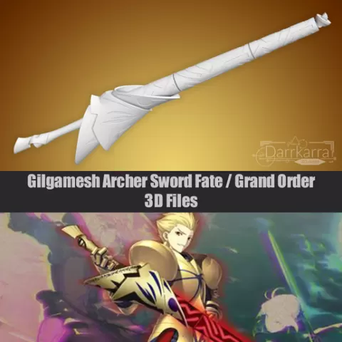 Gilgamesh Archer Fate Sword Fate/Grand Order Fichier 3D Cosplay