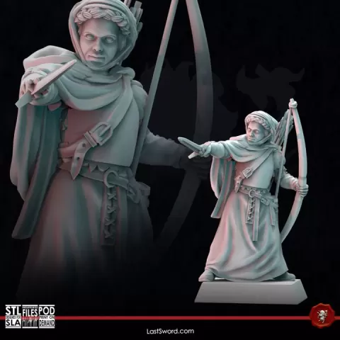 Lady Marian of Neverra | Pre-Supported | 30mm Kingdom of Neverra by LastSword Miniatures
