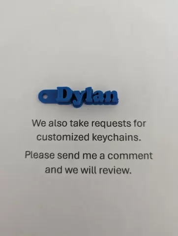 Dylan Keychain - Trash Can Guy