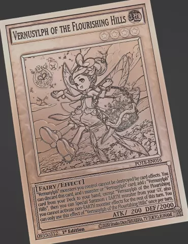 VERNUSYLPH OF THE FLOURISHING HILLS - YU-GI-OH! - Wsonuchiha3D