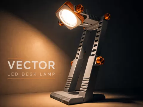 Vector LED desk lamp