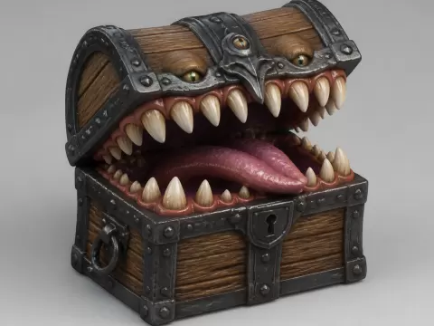 Mimic Chest - Dungeons & Dragons