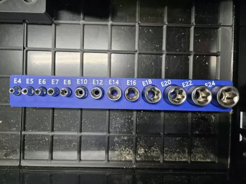 Husky eTorx (external torx / e-torx) Socket Holder