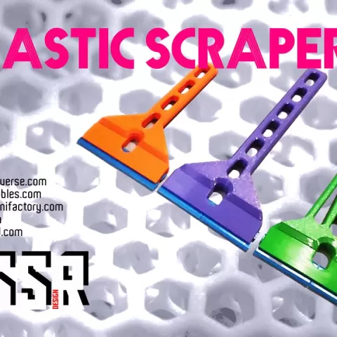 Plastic Scraper 2 by MING