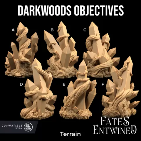 Darkwoods Objectives | PRESUPPORTED | Fates Entwined by The Dragon Trappers Lodge