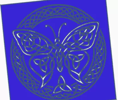 celtic knot butterfly