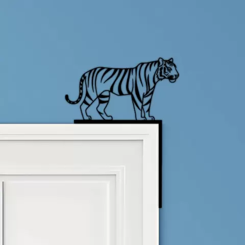 Tiger Door Corner Decor - OALPO