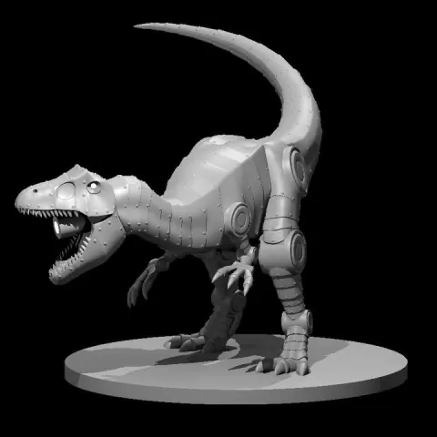 Clockwork Allosaurus by Miguel Zavala