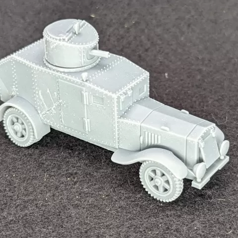 Type 92 Osaka armored car - Hokoku (4x4) + 2 Tankmen (Japan, WW2) by Wargame3d